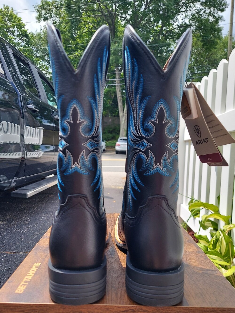 Ariat Ranahan Black Western Cowgirl Boots with Womens Size 9B NWT Rodeo Festival - Picture 15 of 16